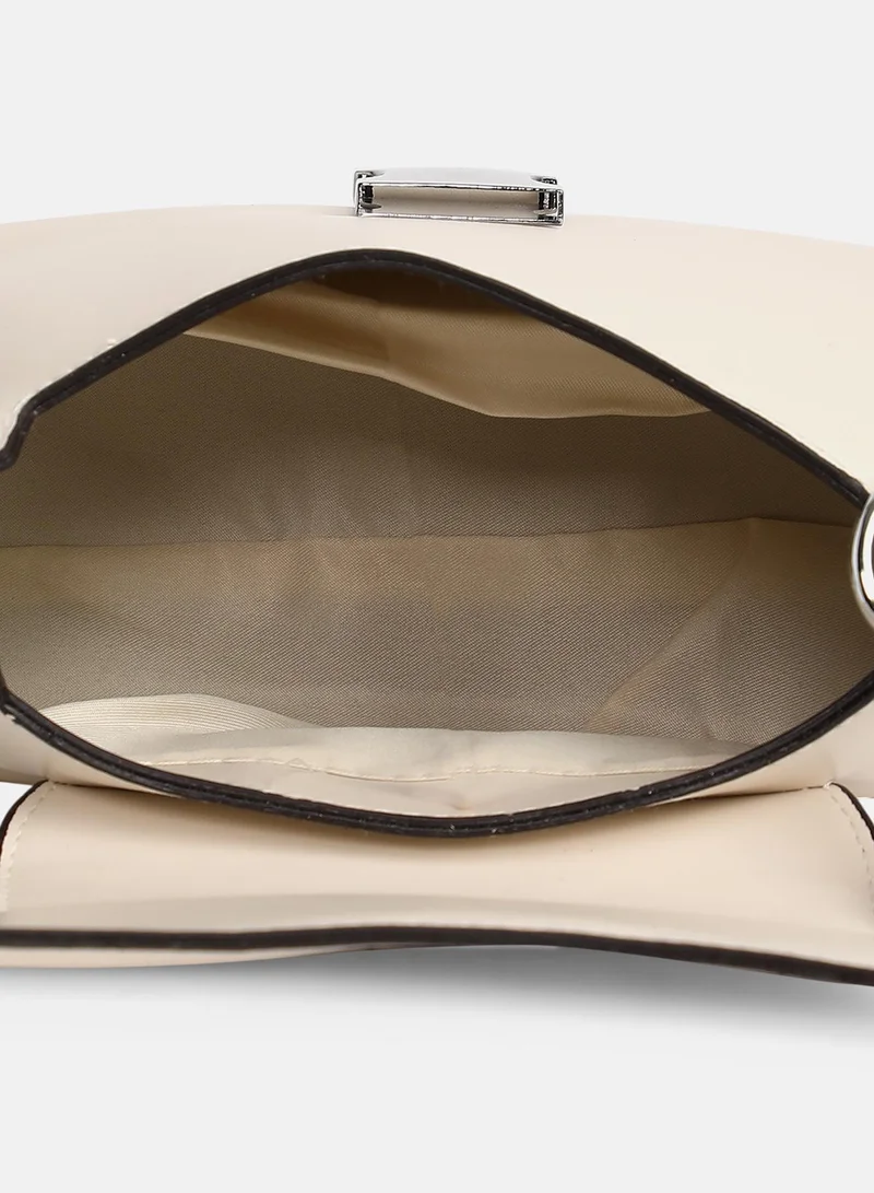 صوص هاوت Women's The Indus-Slouch Hand Bag - Cream White