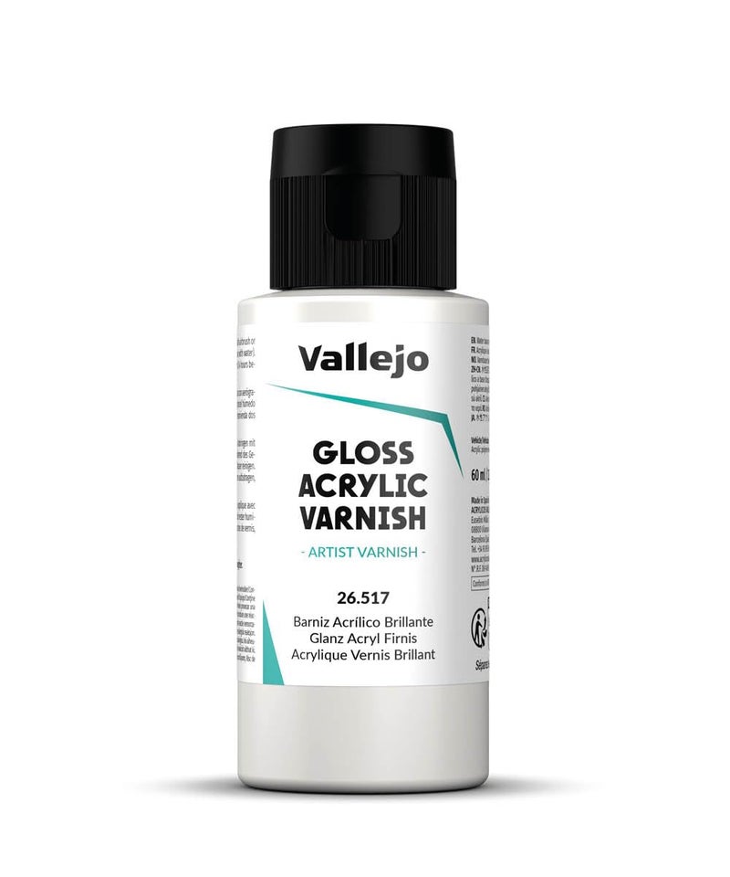 Vallejo - Permanent Acrylic Varnish | Glossy Finish 60 ml. (2.02 fl.oz.) | Extraordinary Hardness & Permanence | Scratch Resistant & Non-Yellowing | Outdoor and Indoor Surfaces - Image 3