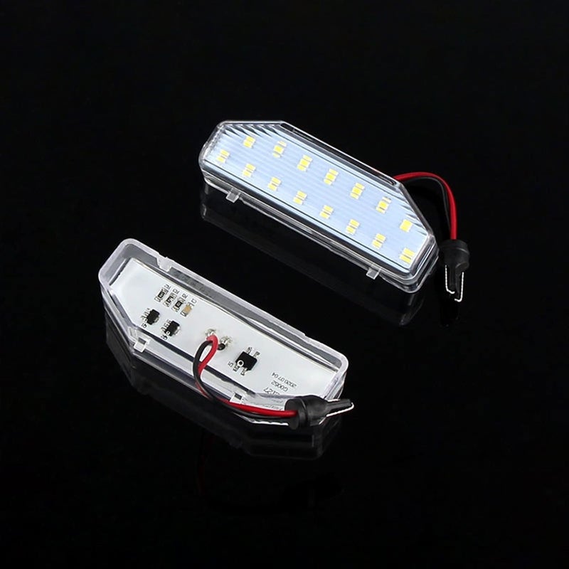 DEMULAX 2X 12V SMD White License Plate Light for Mazda - Image 1
