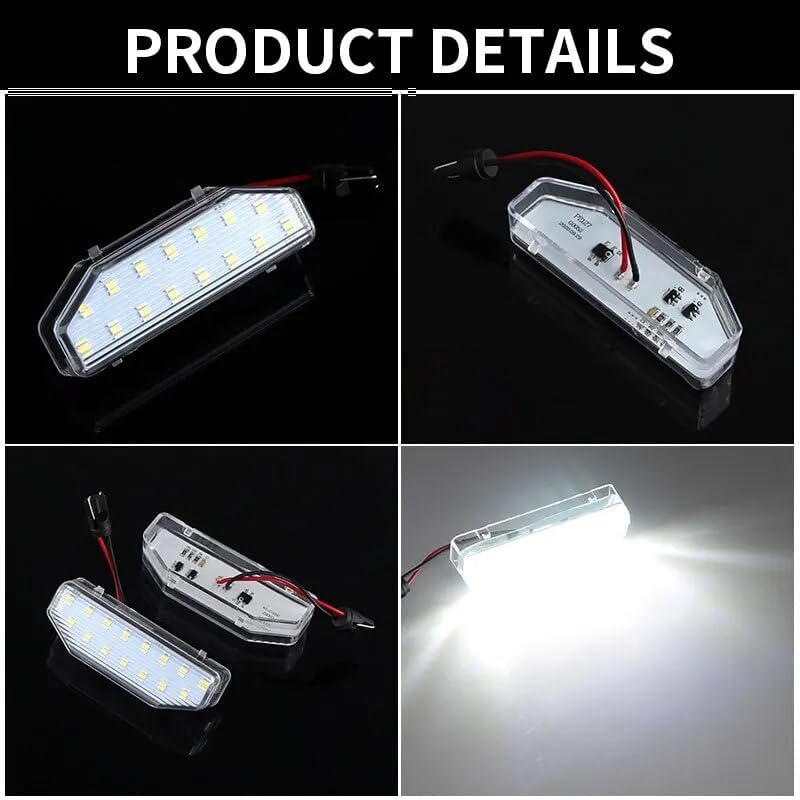 DEMULAX 2X 12V SMD White License Plate Light for Mazda - Image 5