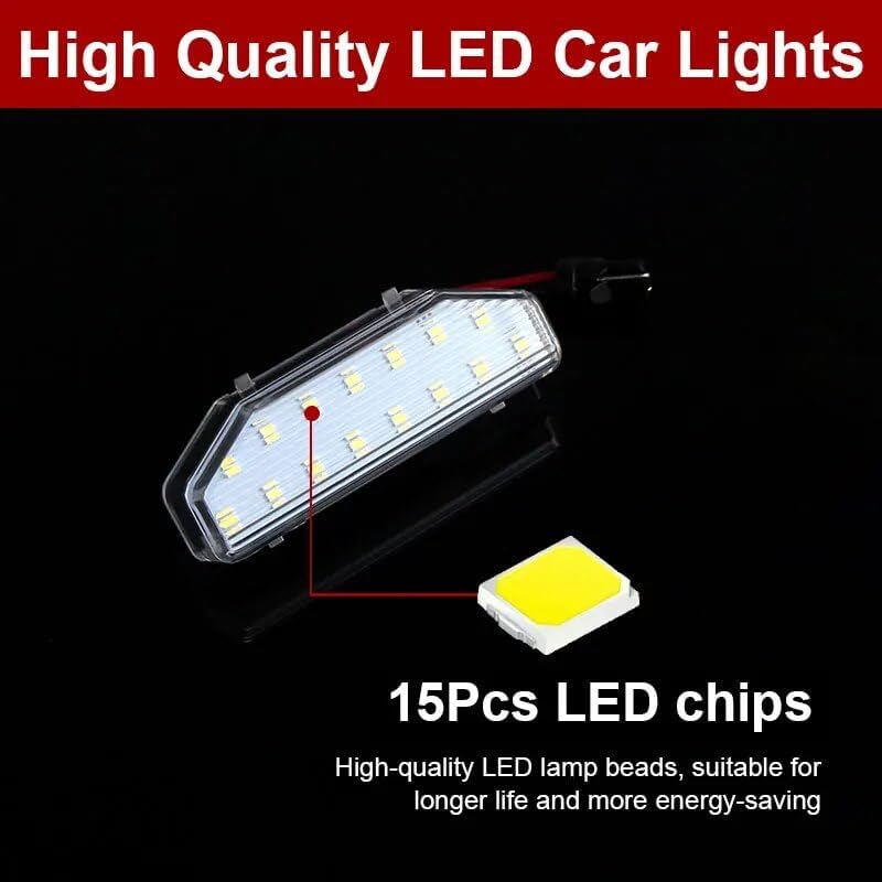 DEMULAX 2X 12V SMD White License Plate Light for Mazda - Image 3