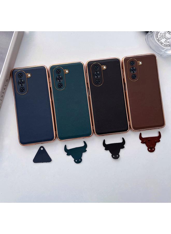 اس-توب جراب لهاتف Huawei Nova 10 من الجلد الطبيعي من سلسلة Xiaoya، جراب هاتف مطلي بالنانو - Image 5