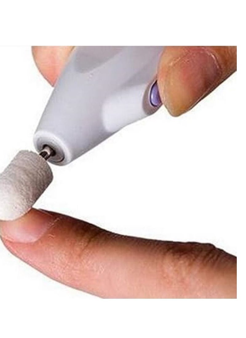 Generic Electric nail file and polisher with white replacement head  - Image 5