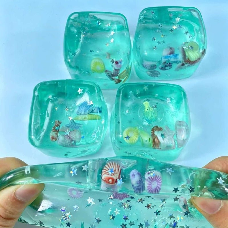 Ocean Shell Cube Squishy Toy Slow Rebound Stress Relief - Image 3