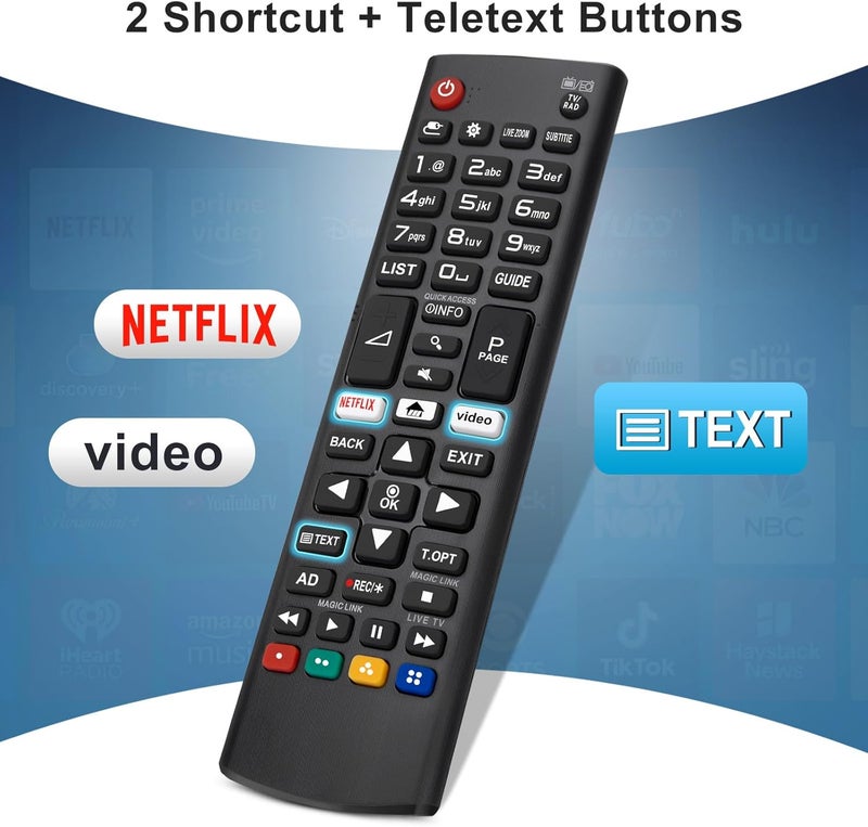YOSUN Universal for LG Smart TV Remote Control Replacement (Pack of 2) - Image 4