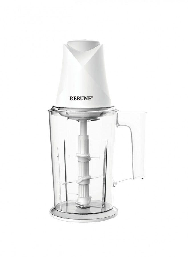 REBUNE Electric Vegetable Chopper - 2 Liters - 500 Watts - Stainless Steel - 2 L 500 W RE-2-086-W white - Image 1