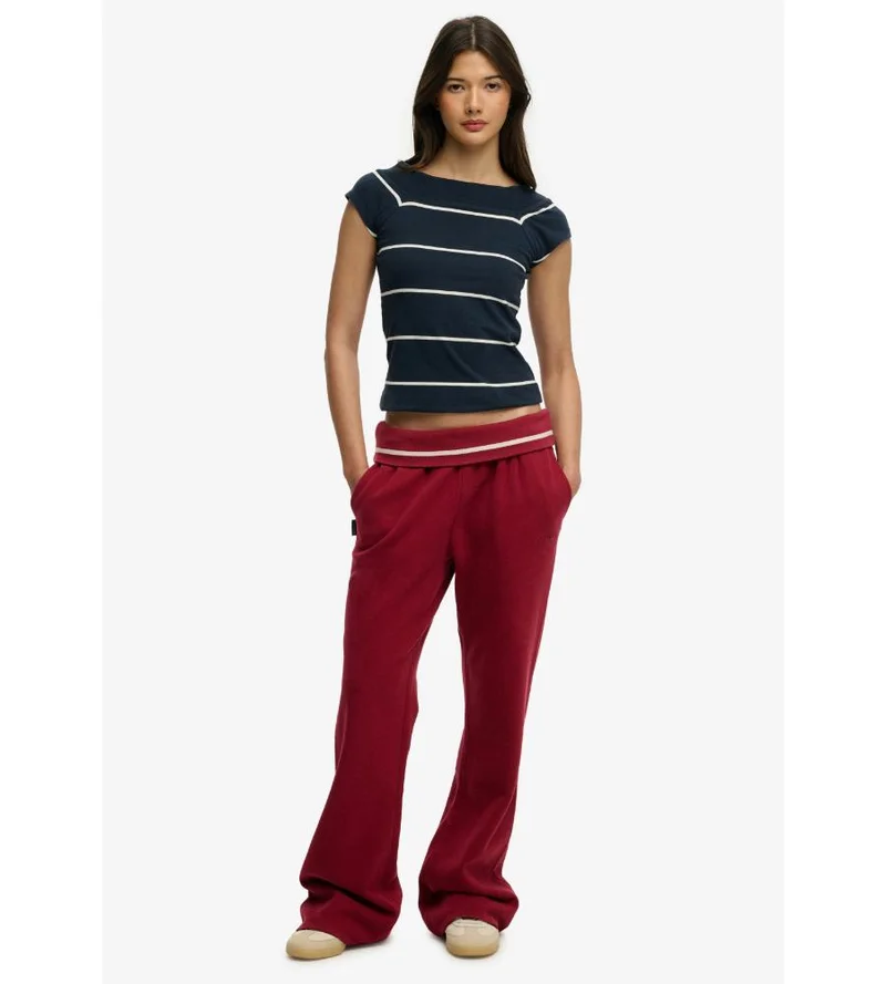 سوبر دراي Athletic Essentials Logo Low Rise Flare Jogger