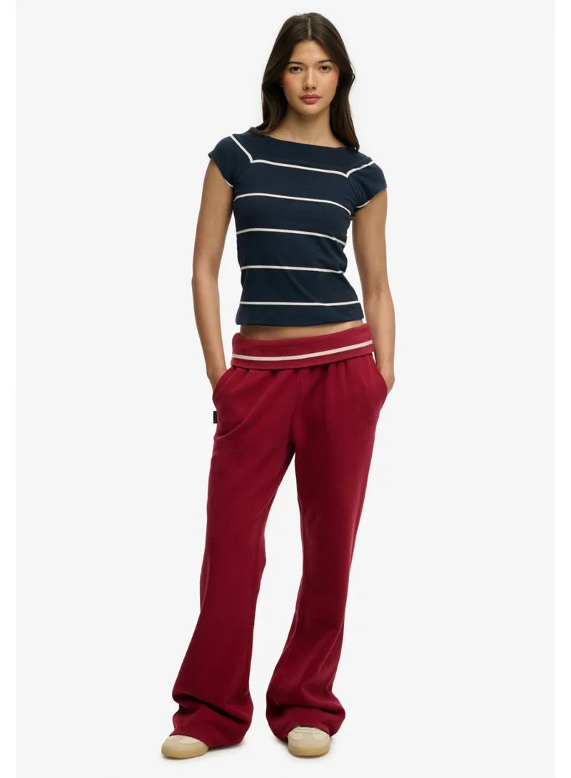 سوبر دراي Athletic Essentials Logo Low Rise Flare Jogger