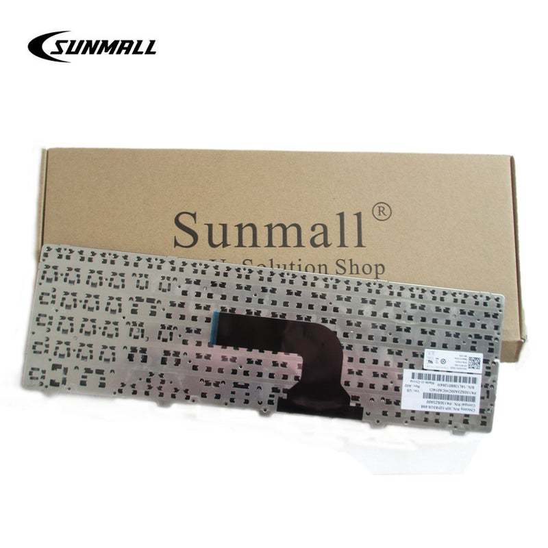 SUNMALL Laptop Keyboard Replacement without Backlit Compatible with Inspiron 15 3521 3537 15v-1316 15R 3521 3537 5521 5528 5537 5535 M531R, atitude 3540, Vostro 2521 US Layout P/N NSK-LA0SC NSK-DY0SW - Image 2