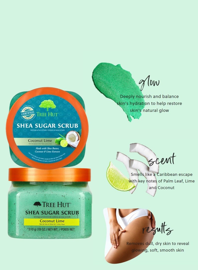 Tree Hut سكراب جوز الهند والليمون بالشيّا 510غ/18أونصة - Image 4