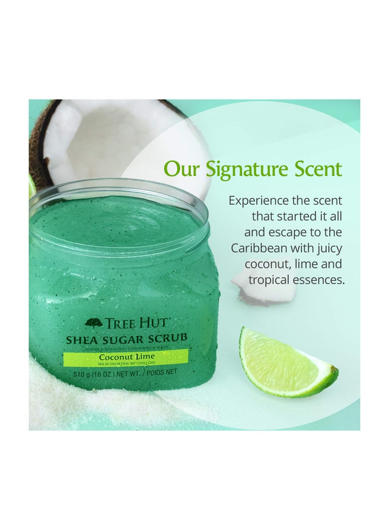 Tree Hut سكراب جوز الهند والليمون بالشيّا 510غ/18أونصة - Image 2