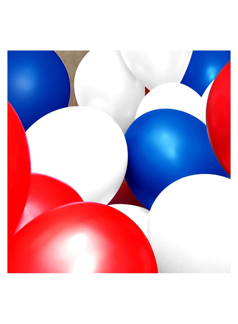 هايلاند 50 قطعة بالونات حمراء وأبيض وأزرق لعيد ميلاد الطفل دش الزفاف الجنس تكشف زينة حفلات الذكرى السنوية - Image 2