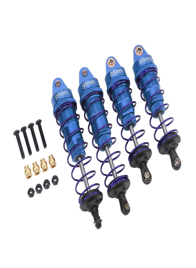 RC Shock Absorber Front Rear Aluminum Alloy Upgrade Parts RC Spring Damper for HSP for Traxxas 1/10 RC Car Dark Blue - Image 1