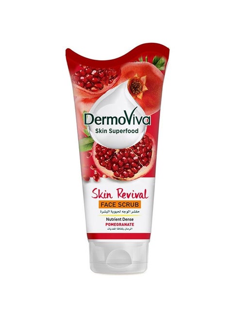 Dermoviva Skin Revival Pomegranate Face Scrub - 150 ml