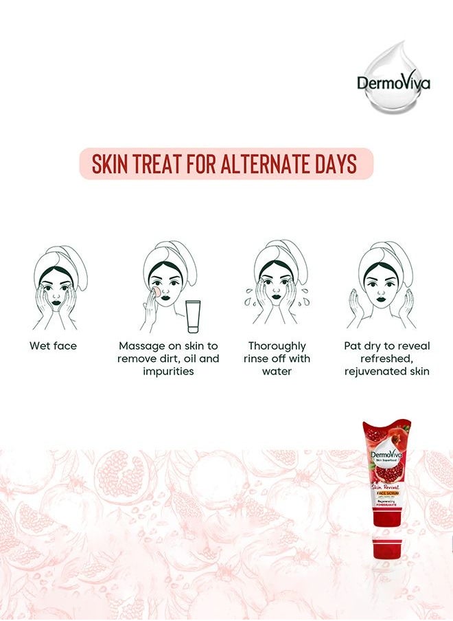 DermoViva - Dermoviva Skin Revival Pomegranate Face Scrub - 150 ml - Image 1