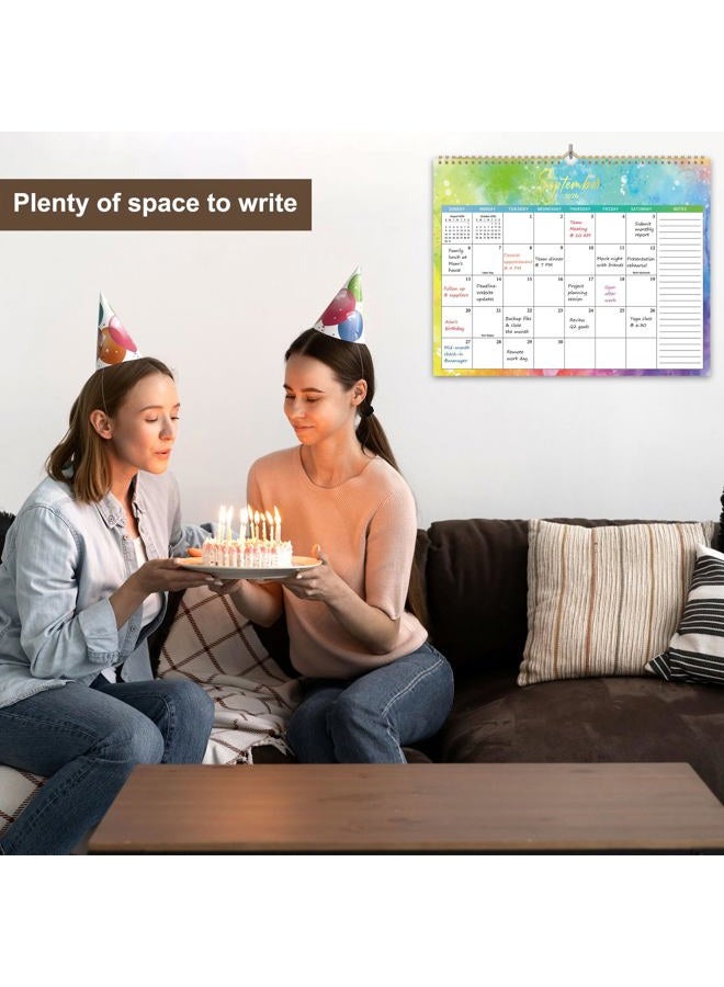 PIOOJK 2026 Wall Calendar 12 Months, Wall Calendar from January 2026 to December 2026, Large Hanging Calendar with Thick Paper, Perfect for Office and Home Monthly Organizing & Planning, 14"x11" - Image 5