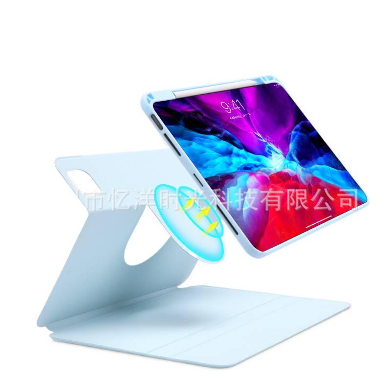 DGG حافظة آيباد دوارة متوافقة مع iPad Pro 11 / iPad 10.2 باللون وردي باللون الوردي - Image 4