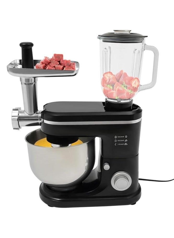 Denx DX3201 Multifunction Stand Mixer, 1500 Watts, 6 Liter Capacity, 6 Speed ​​Settings, Durable Construction, Ideal for Baking, Mixing, and Whipping - Image 2