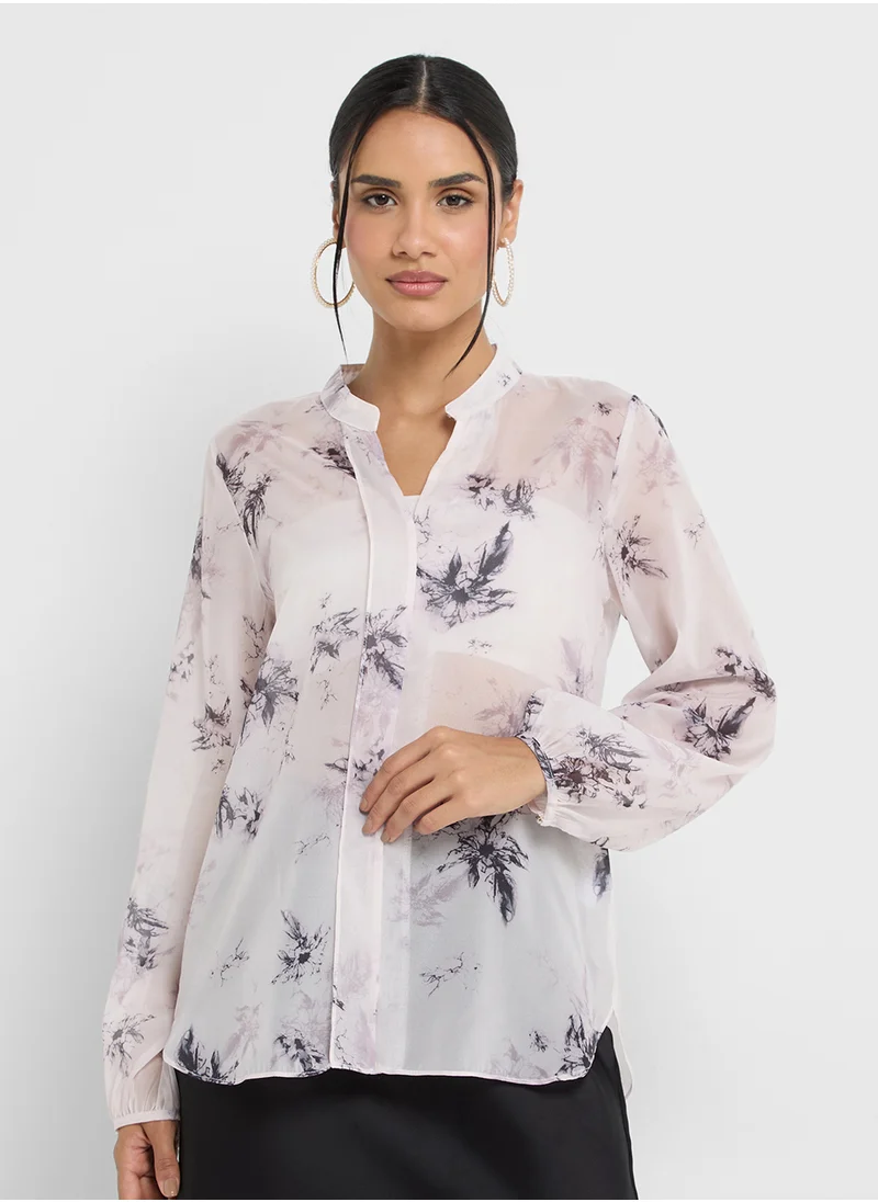 ايلا Abstract Print Top