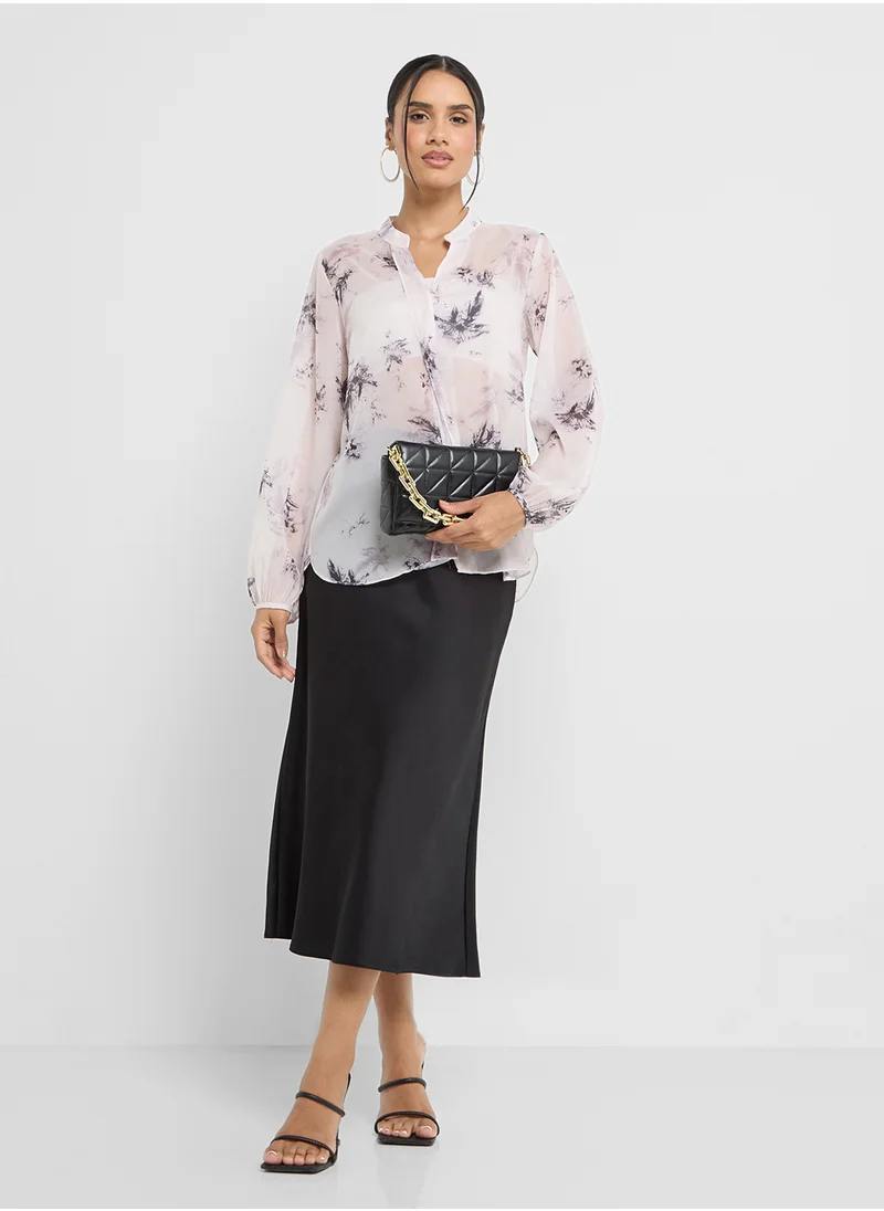 ايلا Abstract Print Top