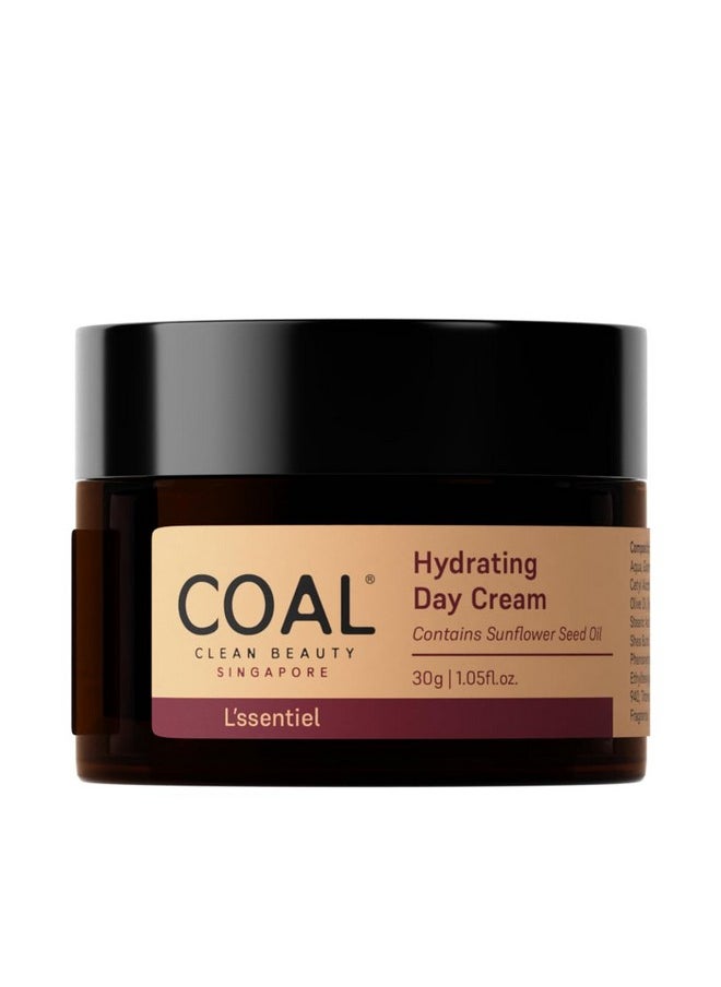 COAL CLEAN BEAUTY - Hydrating Day Cream With Hyaluronic Acid & Cocoa-Shea Butter | Moisturizes & Hydrates Skin | Women | All Skin Types | 30G - Image 1