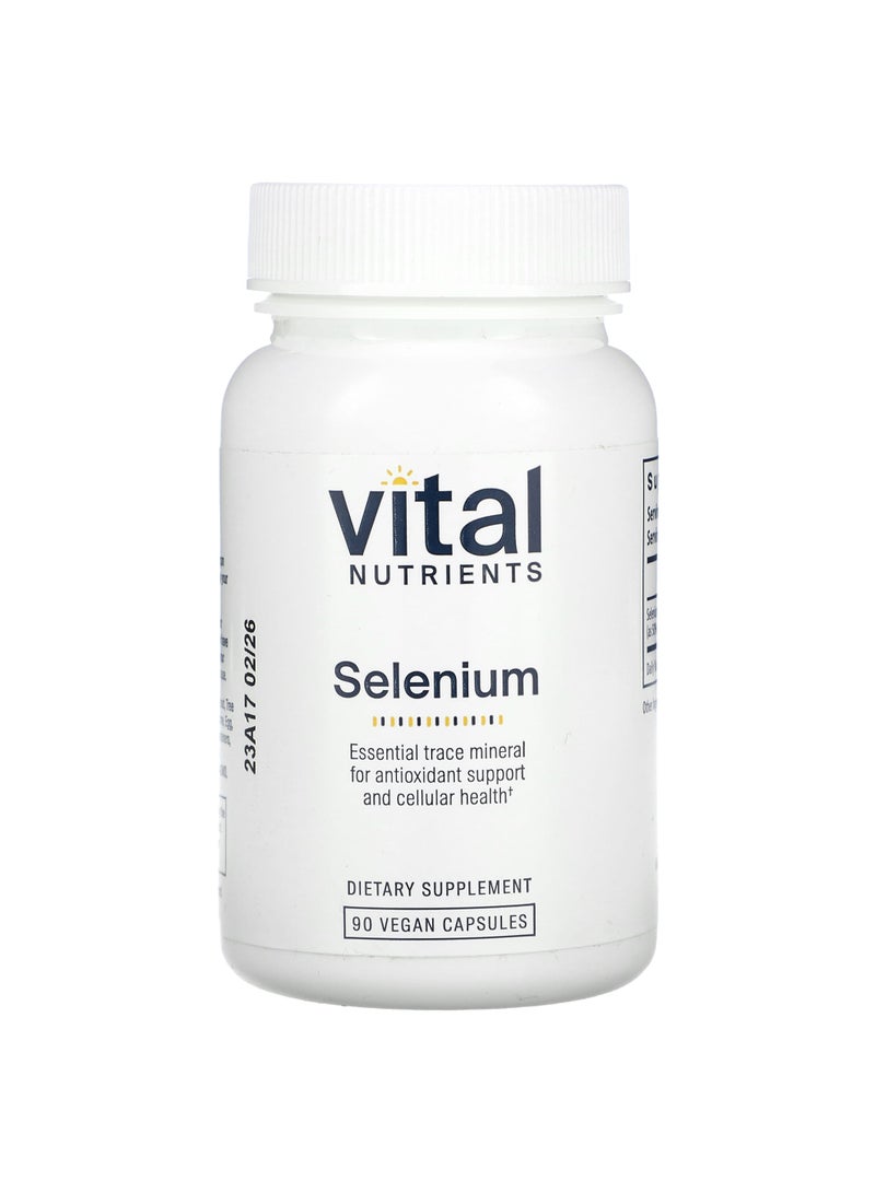 Vital Nutrients Selenium, 90 Vegan Capsules (200 mcg per Capsule)