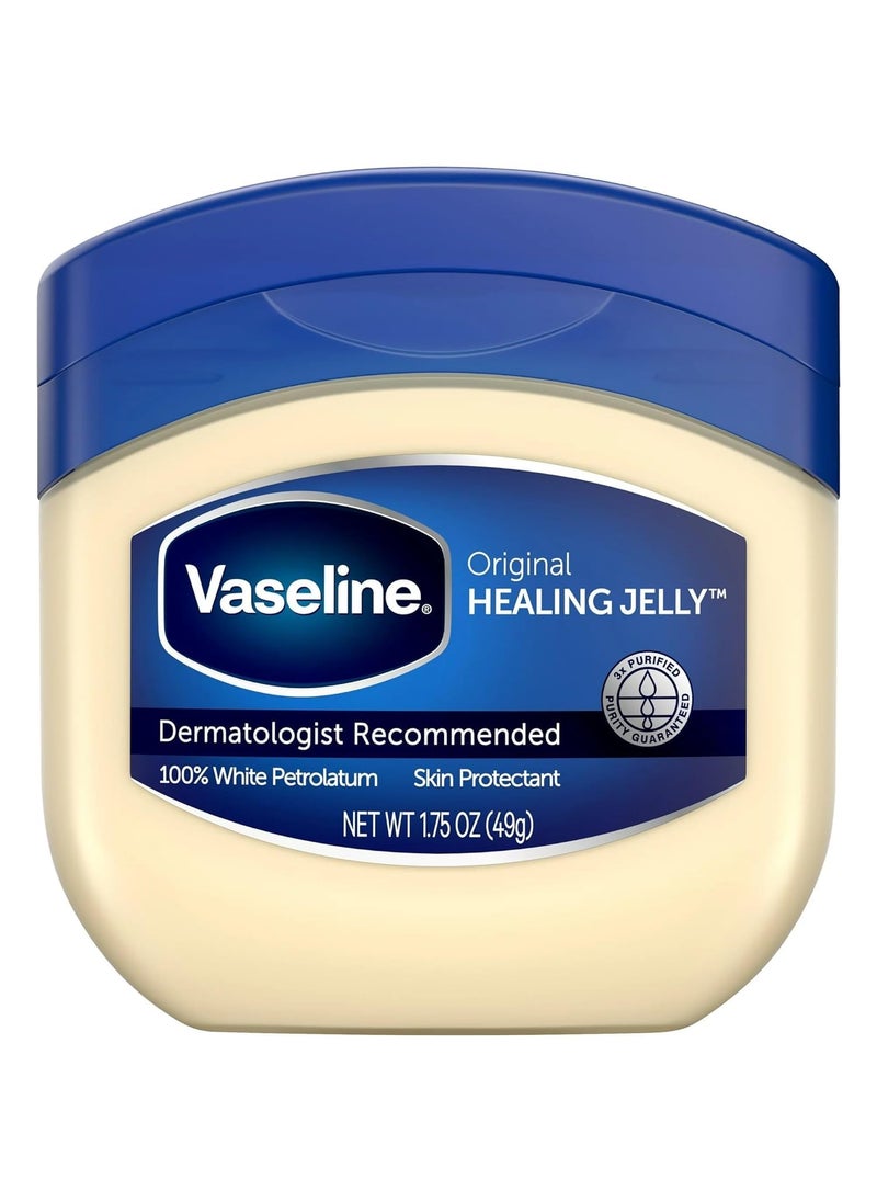 Vaseline Vaseline 100% Pure Petroleum Jelly, 1.75 Oz / 49 Gr Jars (Pack of 3) 