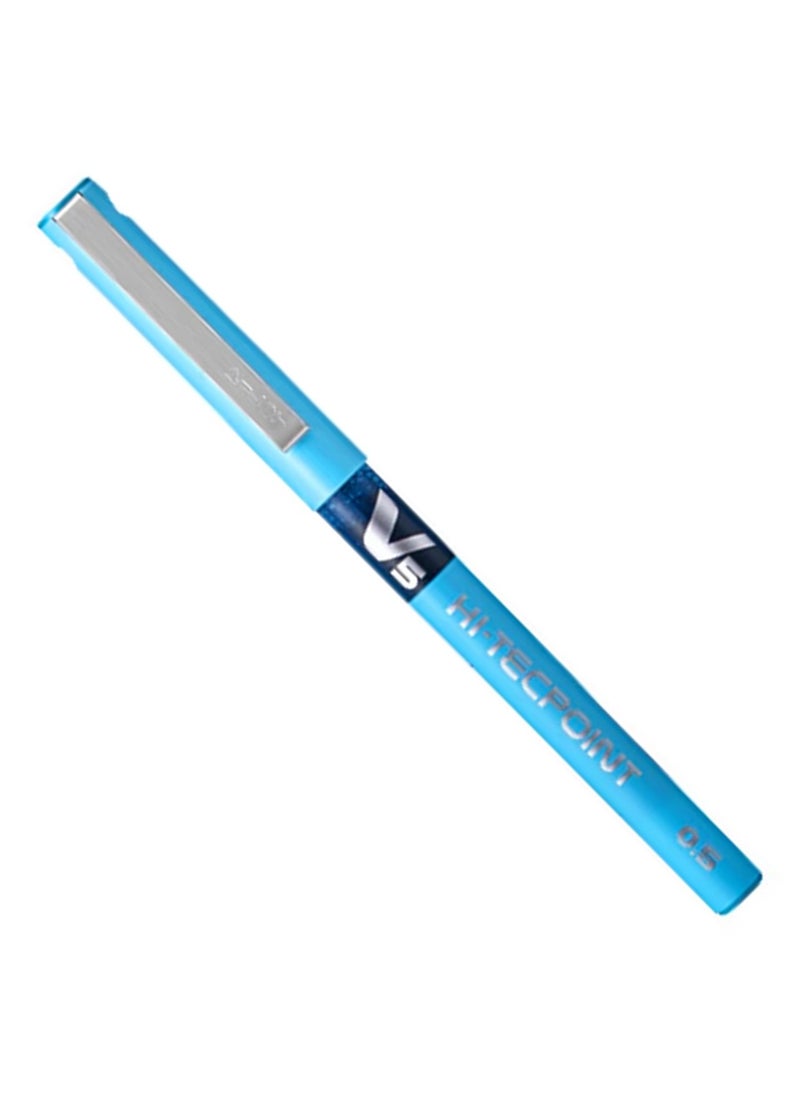 PILOT 1-Piece Hi-tecpoint V5 Fine Rollerball Pen Light Blue Ink 