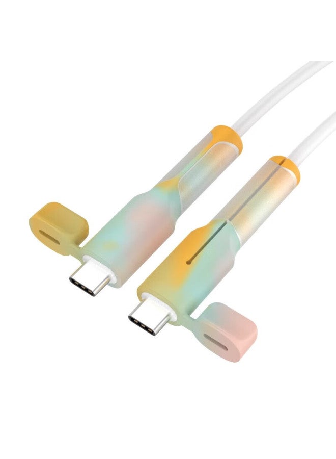 Beiyipin Silicone Cable Protector For Android Charger, Anti-break Anti-dust Cover Cable Protection Head Winder Buckle Connector Protector Usb Universal - Image 2