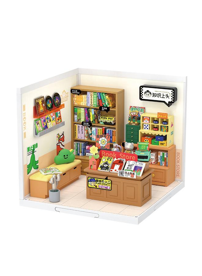 Bluejw If You Come To Diy Hut Super World Shop Hut Handmade Wooden 3d Three-dimensional Assembly Art House Doll House  - Image 5