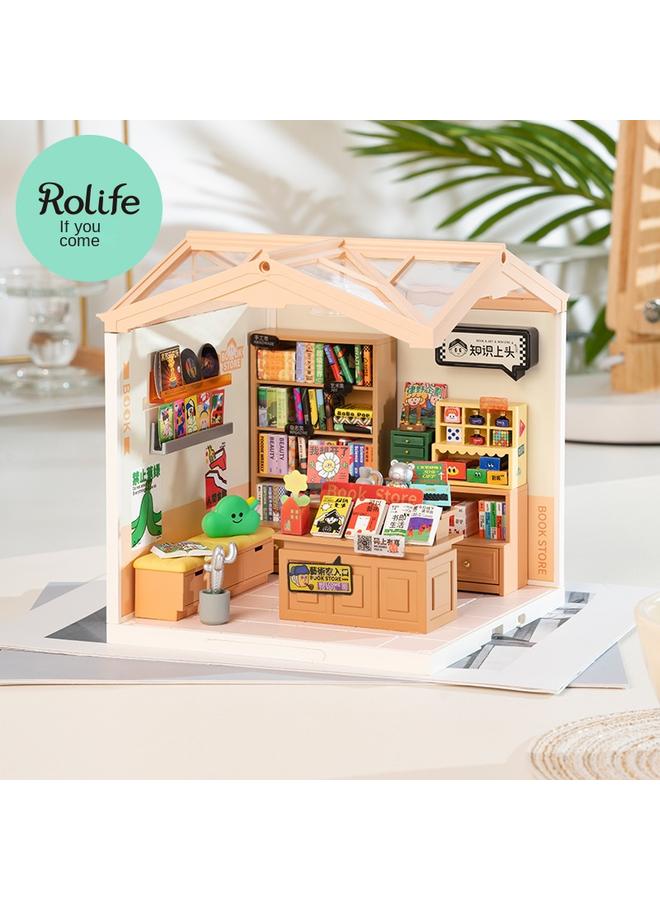 Bluejw If You Come To Diy Hut Super World Shop Hut Handmade Wooden 3d Three-dimensional Assembly Art House Doll House  - Image 4