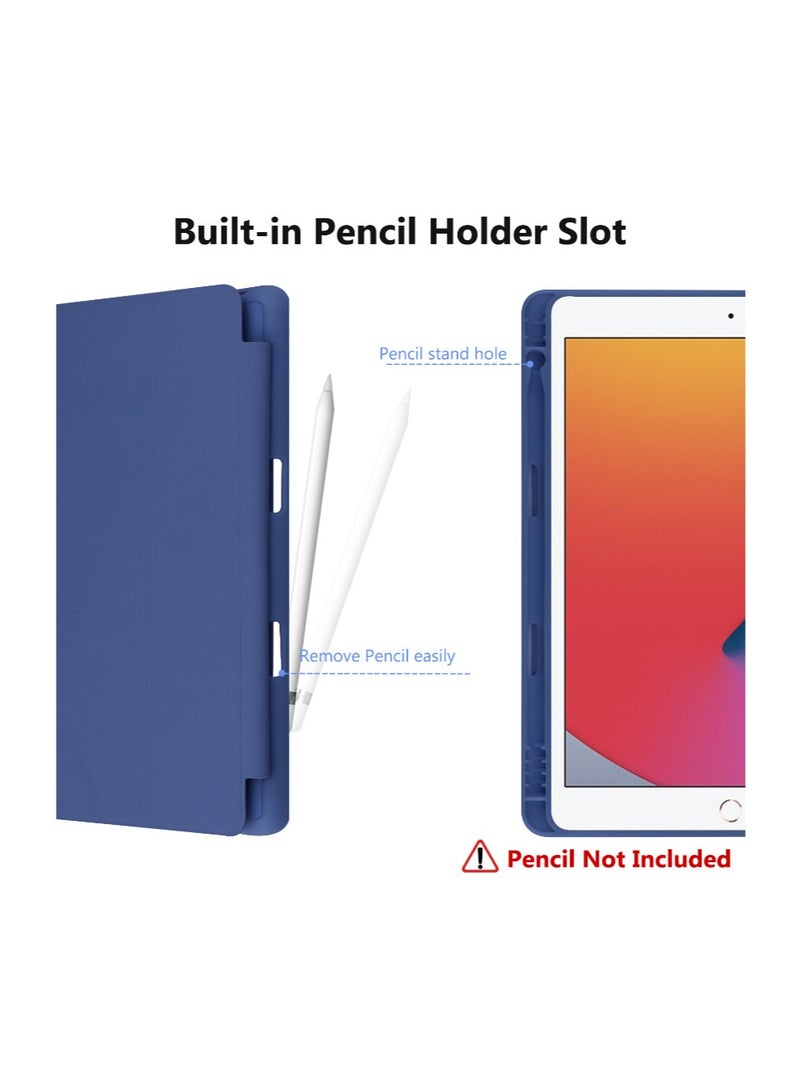 Captaintech iPad 10.2 Inch Case (2019-2021) – Slim Lightweight Trifold Stand Cover for iPad 7th/8th/9th Gen | Auto Sleep/Wake, Soft TPU Back with Apple Pencil Holder - Image 3