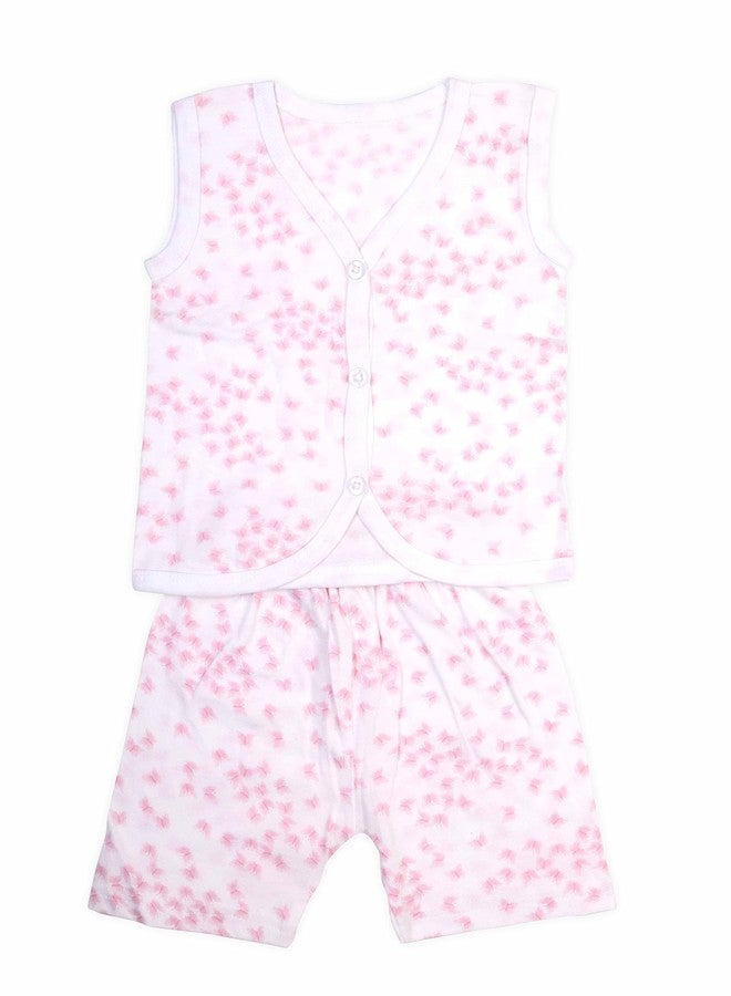 Wearville Cotton New Born Baby Boy's & Baby Girls Jabla Clothing Top And Aop Shorts Set (Multicolored), Pack Of 5, - Image 3
