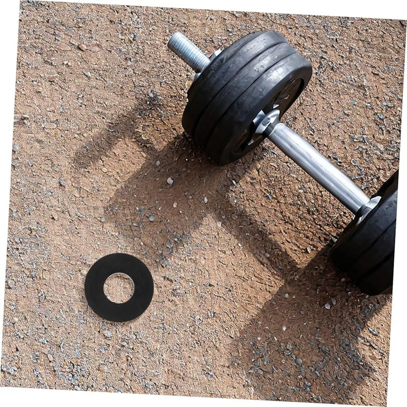 25mm Hole Black Rubber Anti Vibration Pads For Fitness Equipment Noise Reduction Stability Home Gym - Image 5