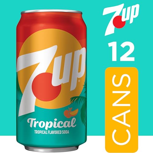 7UP Tropical Soda 12 fl oz cans 12 pack - Image 5
