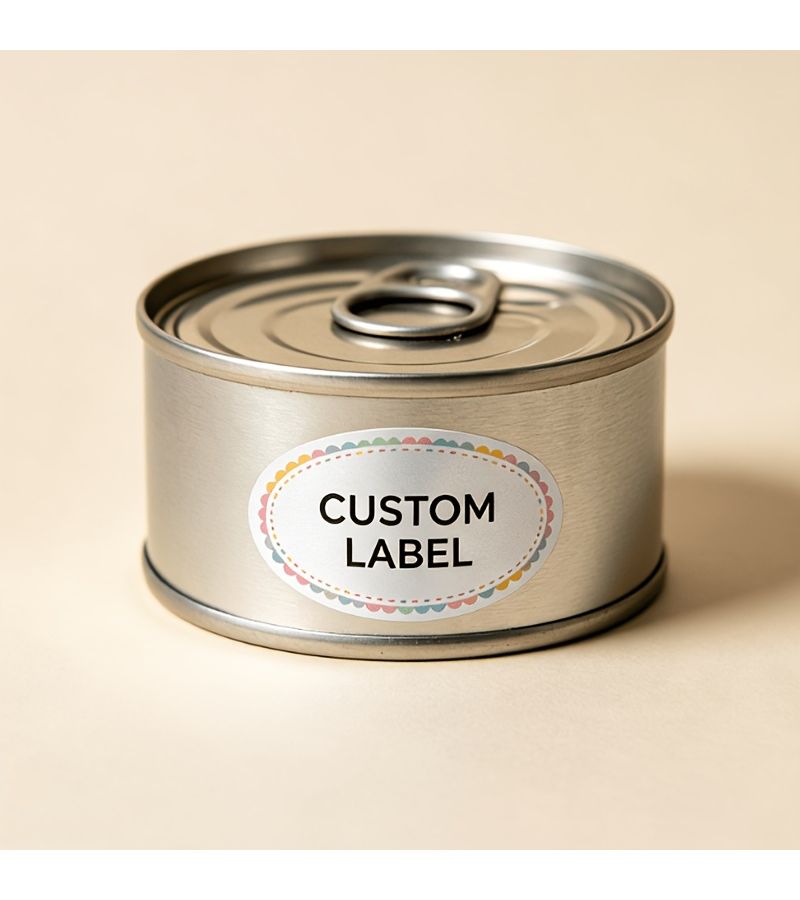 600Pcs 0 98 Inch By 0 63 Inch Oval Silvery Labels Scratch Resistant Custom Multi Size For Bottles Cans Gift Boxes Shops Businesses And Price Tags - Image 3