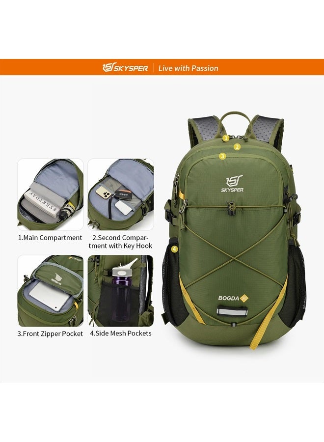SKYSPER Small Hiking Daypack, 20L Lightweight Travel Backpacks Day Hike Pack with Waist Strap for Women Men  - Image 3