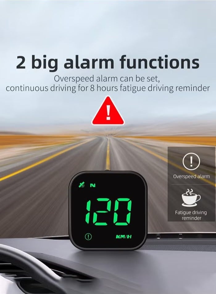 XiuWoo Head Up Display HUD,G4S GPS Vehicle Speed Meter, Car Head Up Display with Digital Speed in MPH KPH, Universal for Cars Truck Electric Hybrid Automobile  - Image 4