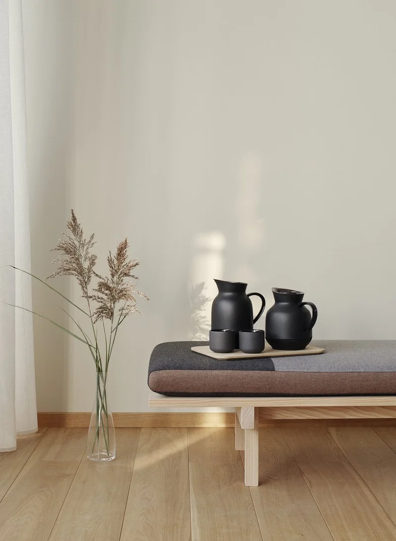 Stelton Amphora Vacuum Tea Jug Flask 1L - Soft Black