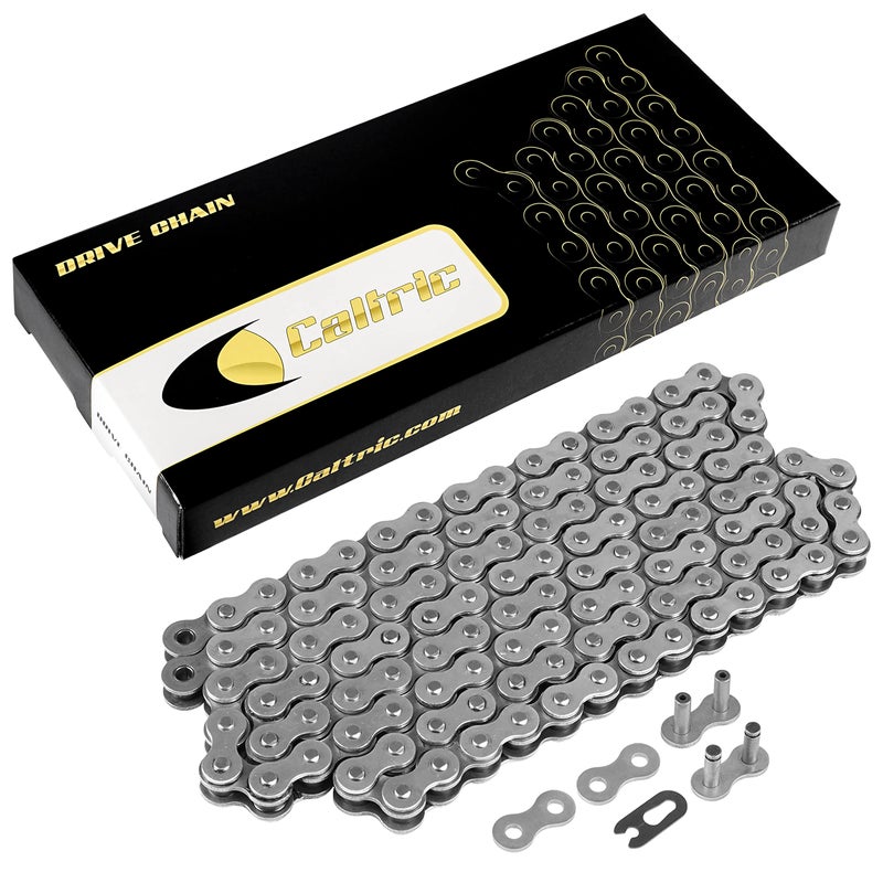 Caltric Drive Chain Compatible with Yamaha 125 Ttr125 Ttr125E Ttr125L Ttr125Le Tt-R125 2002-2011