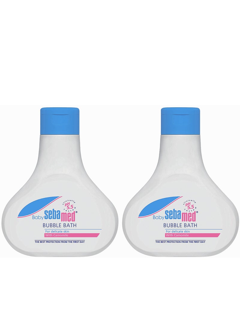 Sebamed Pack Of 2 Sebamed Baby Bubble Bath 200ml - Image 1