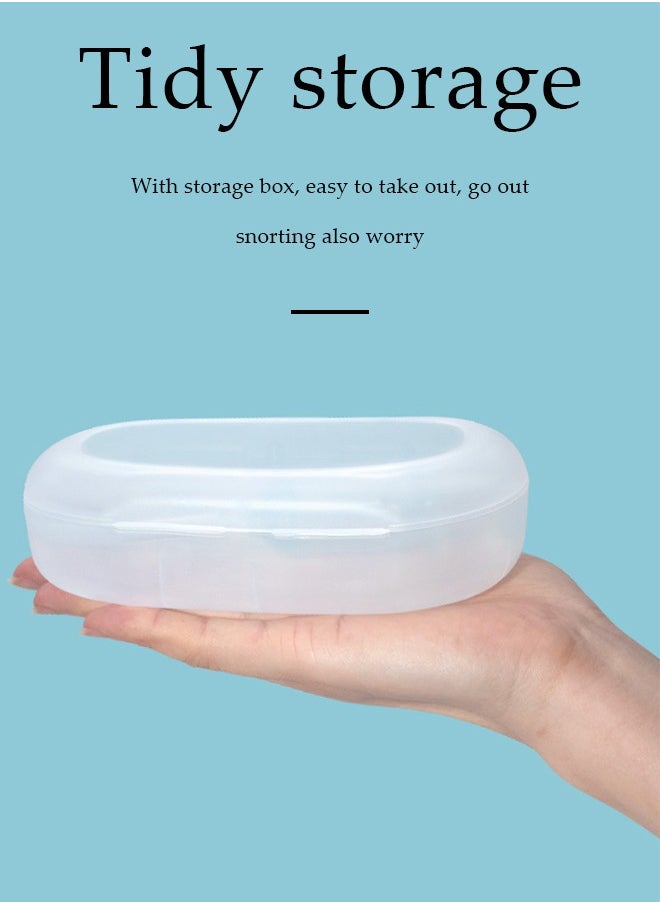DUNISO - Baby Nasal Aspirator, silicone nose cleaning device, portable nose wash, reusable, anti reflux, high temperature resistant, with storage box, suitable for children aged 0 to 3 years old - Image 1