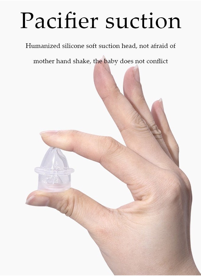 DUNISO - Baby Nasal Aspirator, silicone nose cleaning device, portable nose wash, reusable, anti reflux, high temperature resistant, with storage box, suitable for children aged 0 to 3 years old - Image 1