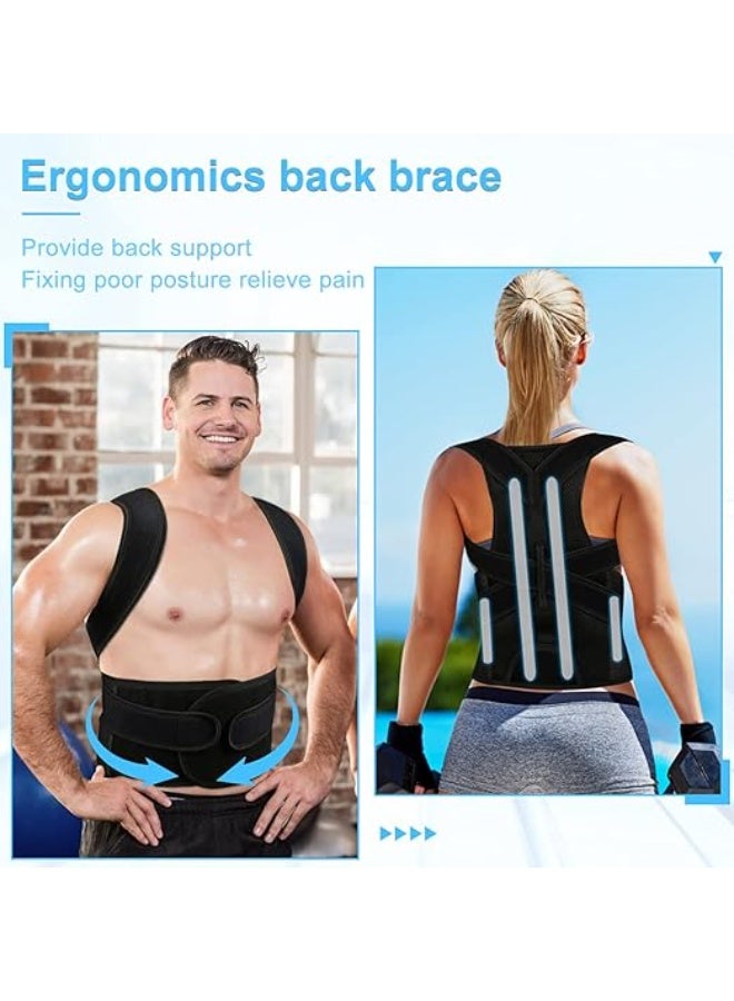 Breathable Posture Corrector & Back Brace - Lumbar Support for Men & Women - Relief for Neck, Back & Shoulder Pain - Image 2