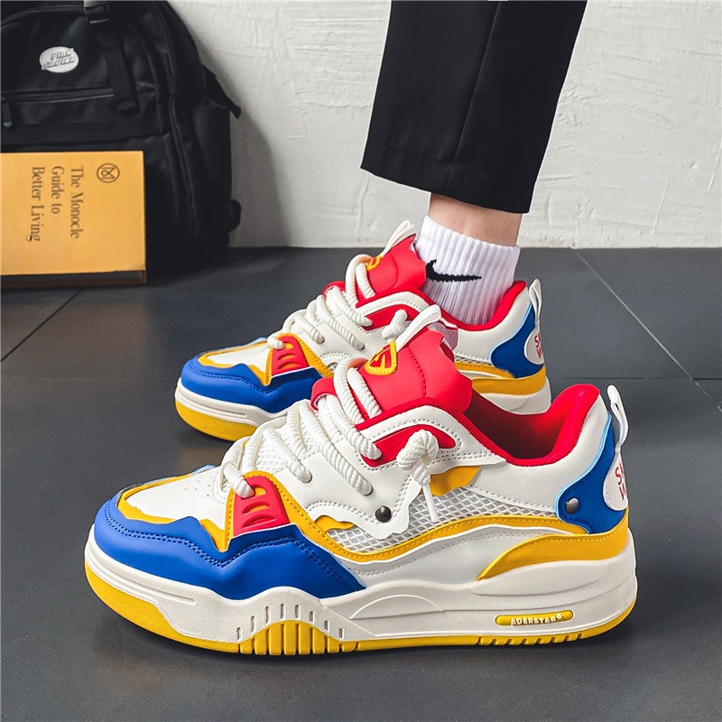 Men's Retro Casual Sneakers Breathable Low Top - Image 1