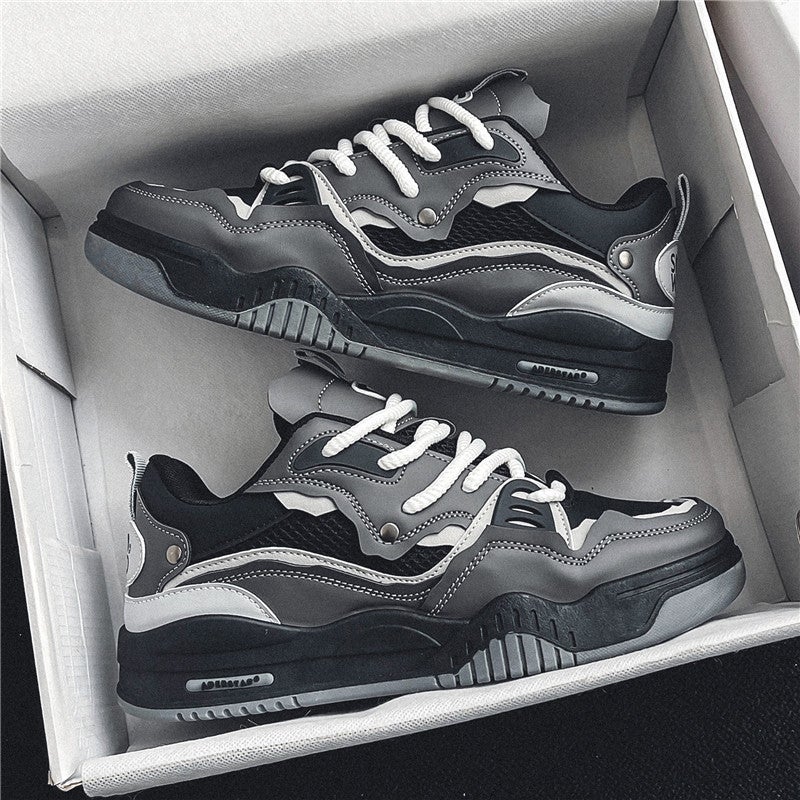 Men's Retro Casual Sneakers Breathable Low Top - Image 4