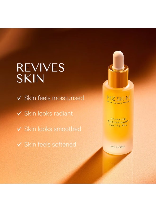 MZ Skin MZ Skin Reviving Antioxidant Facial Oil 30ml  - Image 3
