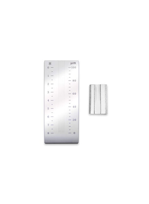 Single-Channel Fineness Gauge Grindometer Fineness of Grind Gauges Hegman Gauge (0-100μm)