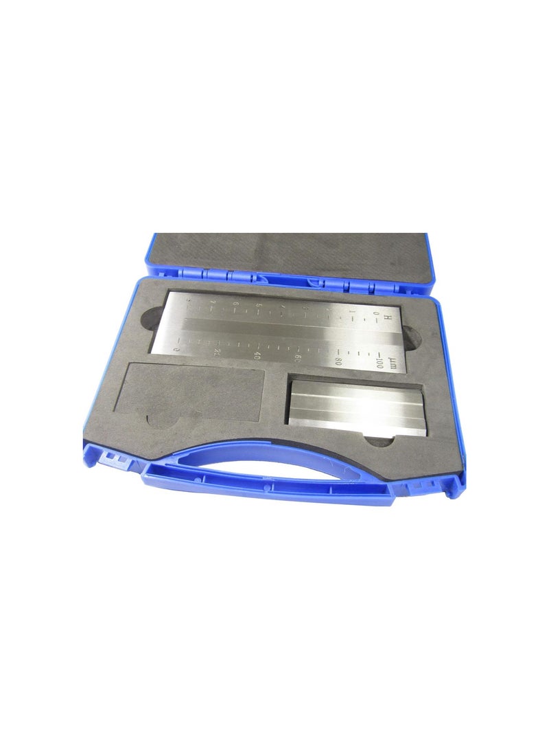 Single-Channel Fineness Gauge Grindometer Fineness of Grind Gauges Hegman Gauge (0-100μm)