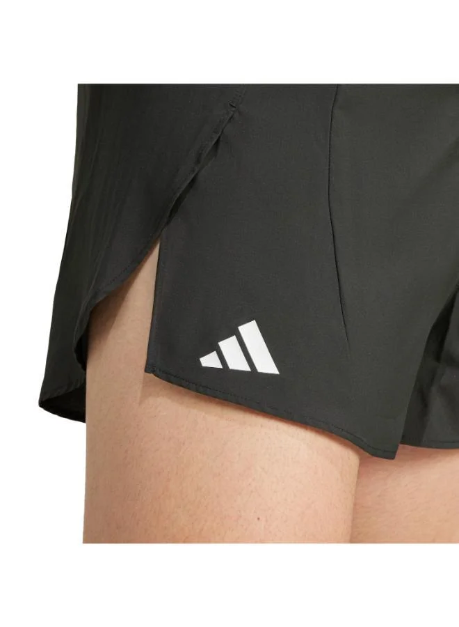 Adidas BLACK Adizero Essentials Running Split Shorts for Men | Best Price UAE